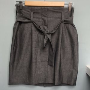 Paper Bag Gray Skirt